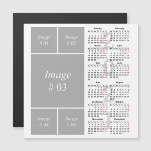 Cree su propia tarjeta magnética del calendario 20