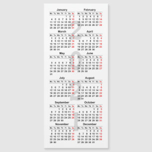 Cree su propia tarjeta magnética del calendario 20
