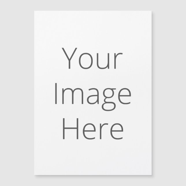 Cree su propia tarjeta magnética delgada de 5"x7"  (Anverso)