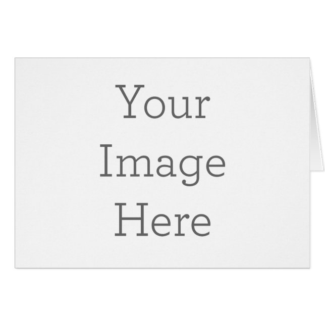 Pequeño (10,2 cm x 14,2 cm) Tarjeta plegada (Anverso (Horizontal))