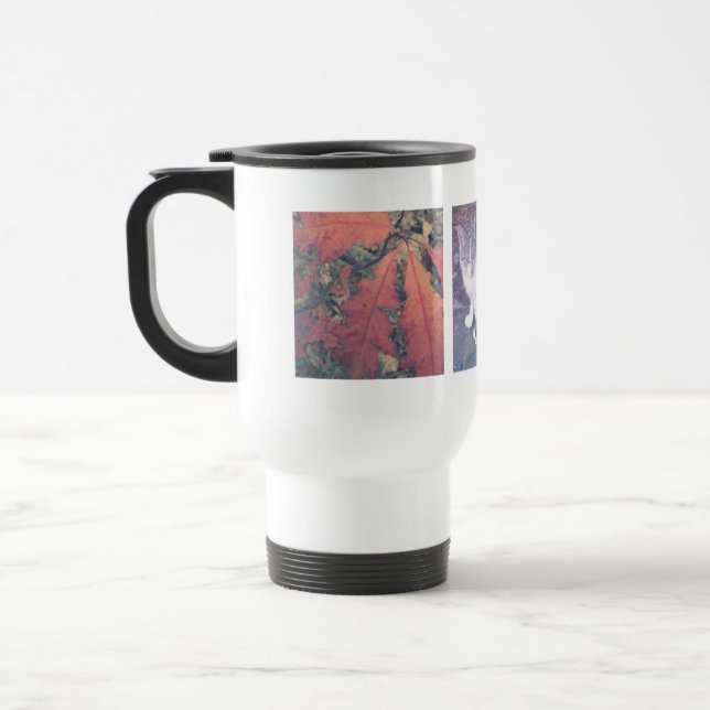 Cree su propia taza del viaje del collage de la (Izquierda)