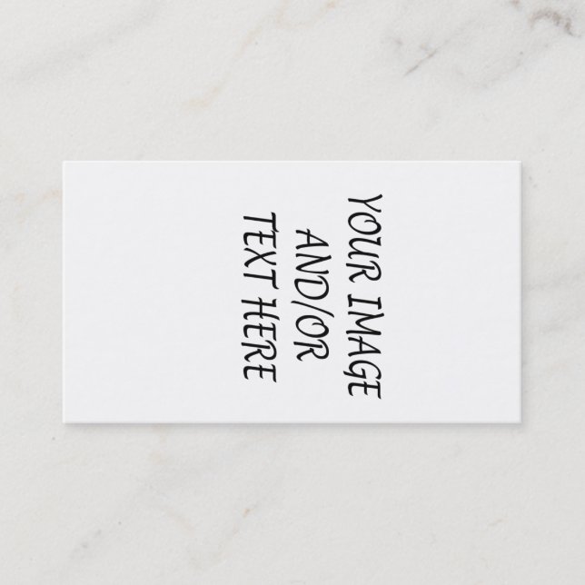 Cree su propia vertical de la tarjeta de visita (Anverso)