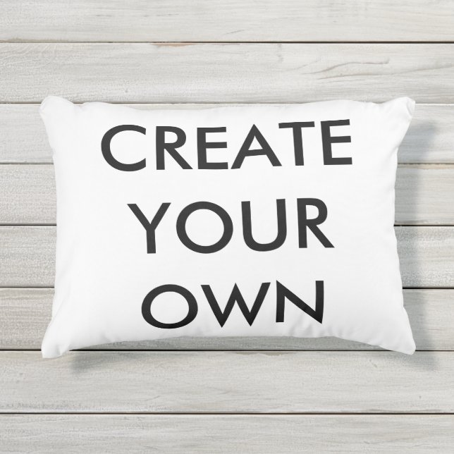 Cree su propio almohada de acento exterior de 12"  (Anverso)
