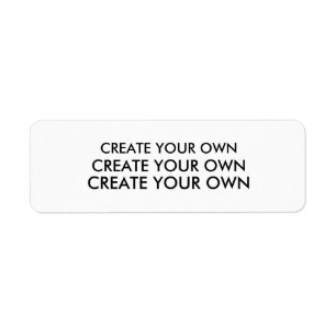 Cree su propio BLANCO de la etiqueta del remite