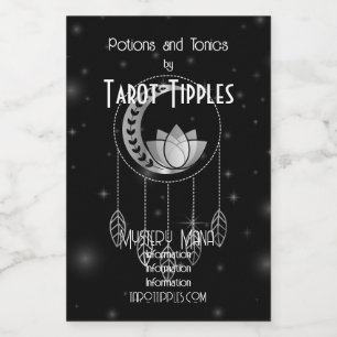 Cree su propio Dreamcatcher Silver Lotus Moon