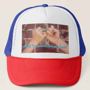 Cree su propio gorra del camionero de la foto