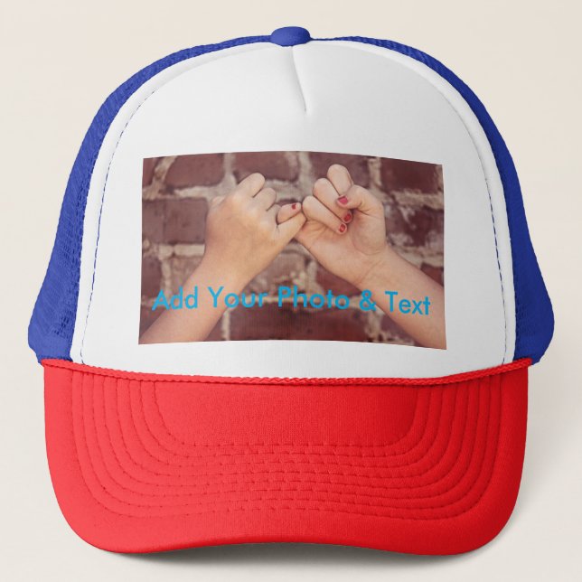 Cree su propio gorra del camionero de la foto (Anverso)