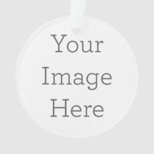 Cree su propio ornamento del acrílico del círcul