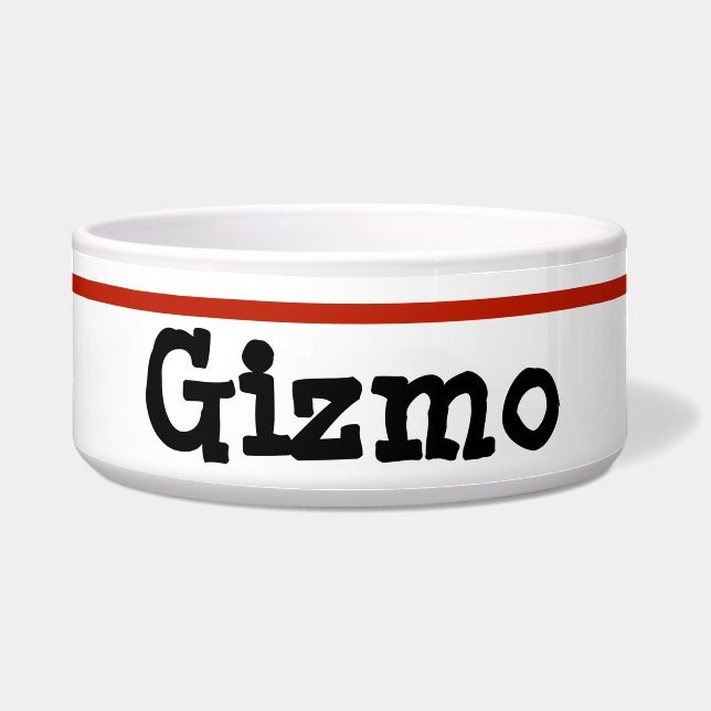 Cree su propio plato del mascota (Frente)