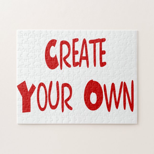 Cree su propio rompecabezas (Horizontal)