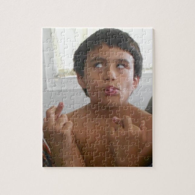 Cree su propio rompecabezas de la foto 8x10 (Vertical)