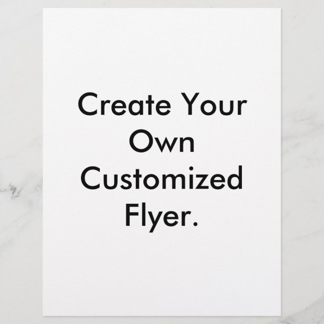 Cree Su Propio Volante Personalizado. (Frente)