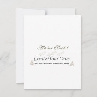 Cree sus propias invitaciones de la boda 4,25" x