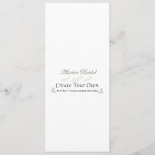 Cree sus propias invitaciones de la boda 4" x