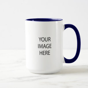 Cree sus propios azules marinos taza combinada de