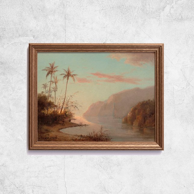 Creek De Pissarro En El Famoso Arte De St Thomas (Pissarro Creek In St Thomas Famous Art Poster
)