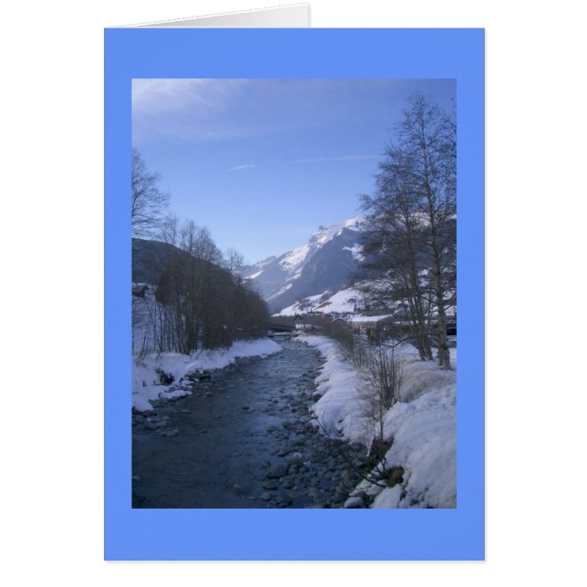 Creek en la Suiza Grindelwald (Frente)
