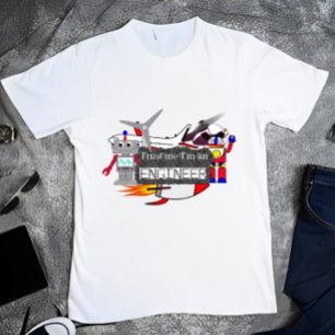 Créeme soy una camiseta estilo LCD ingeniero