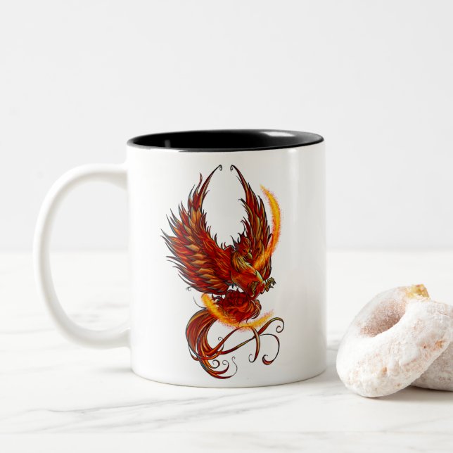 Creencia en la taza mágica de Phoenix (Con donut)