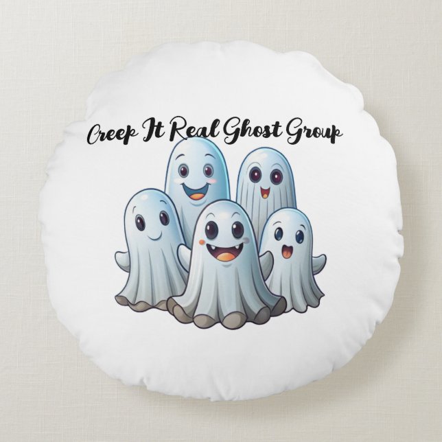 Creep It Real: Cojín decorativo del Grupo Fantasma (Anverso)