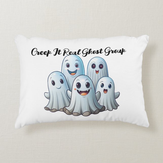 Creep It Real: Cojín decorativo del Grupo Fantasma (Anverso)