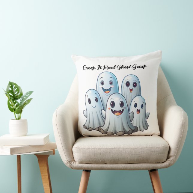 Creep It Real: Cojín decorativo del Grupo Fantasma (Silla)