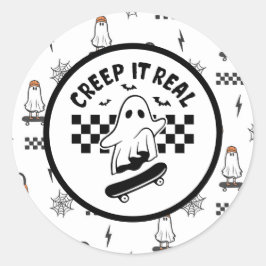 Creep it Real Halloween Pegatina