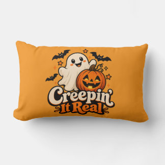“Creepin’ It Real” Almohada Lumbar Infantil de Hal