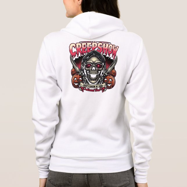 Creepshow Sudadera con Capucha y Cierre – Cráneo E (Reverso)