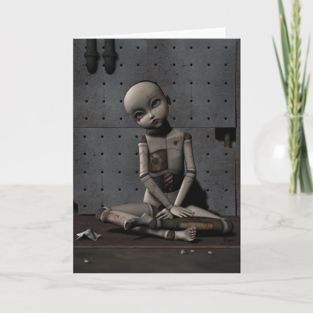 Creepy Doll Zelda - Tarjeta de saludo (Anverso)