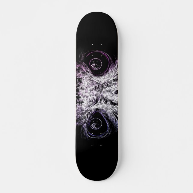 Creepy Eyes Skateboard Design (Anverso )