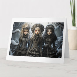 Creepy Grupo Cute, tarjeta de saludo de Chicas pop