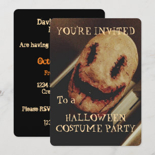 Creepy Guy Halloween Party Invitación
