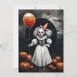 Creepy Invitación de Halloween