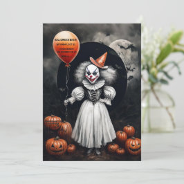 Creepy Invitación de Halloween