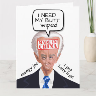 CREEPY JOE BIDEN FUNNY pero con las TARJETAS DE CU