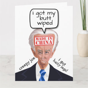 CREEPY JOE BIDEN FUNNY pero con las TARJETAS DE CU