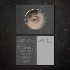 Creepy Witch Eye Halloween Invitación