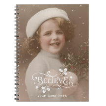 creer cuaderno navidad vintage retro