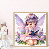 Creer en cuentos de hadas leyendo Poster de arte