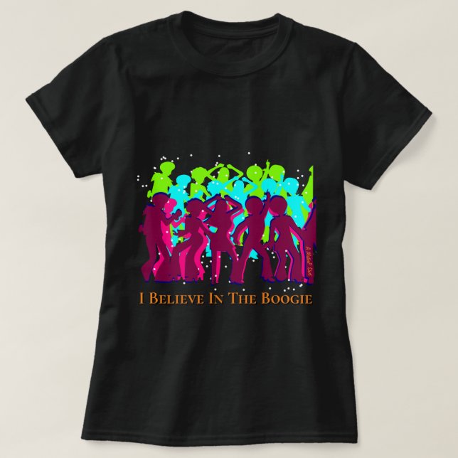 Creer En El Boogie - Una Camisa MisterP (Diseño del anverso)