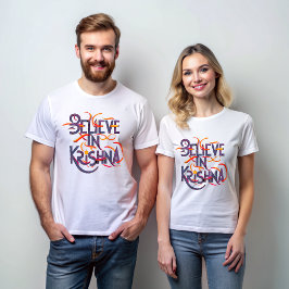 'Creer en Krishna' Inspiradora camiseta