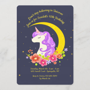 Creer en la invitación a Unicornios