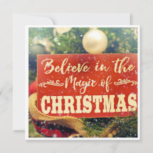 Creer en la magia de la señalización Navidad