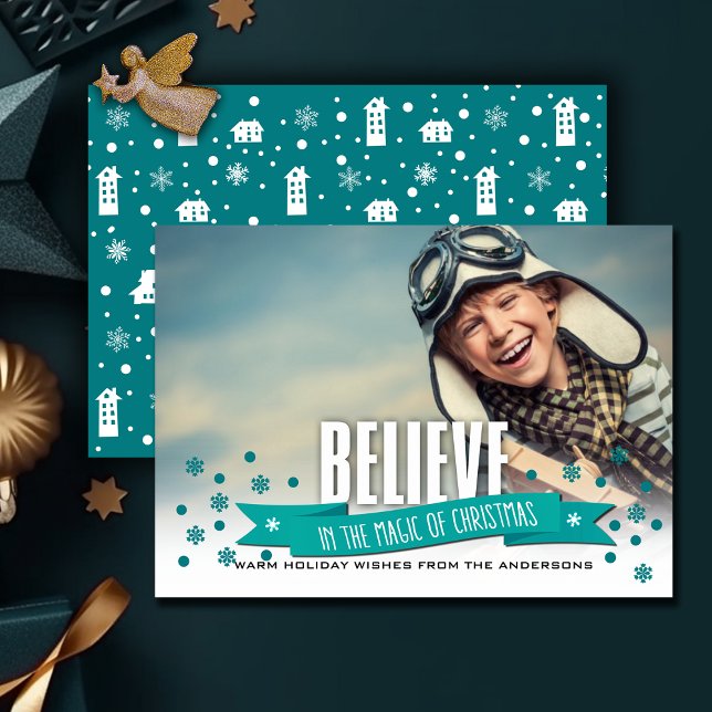 Creer en la magia de los Navidades. Tarjetas fotog (Subido por el creador)
