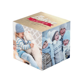 Creer en la magia de un cubo fotográfico de Navida