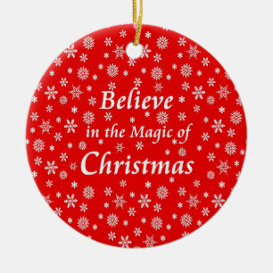 Creer en la magia del ornamento navideño