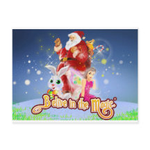 Creer en la postal mágica