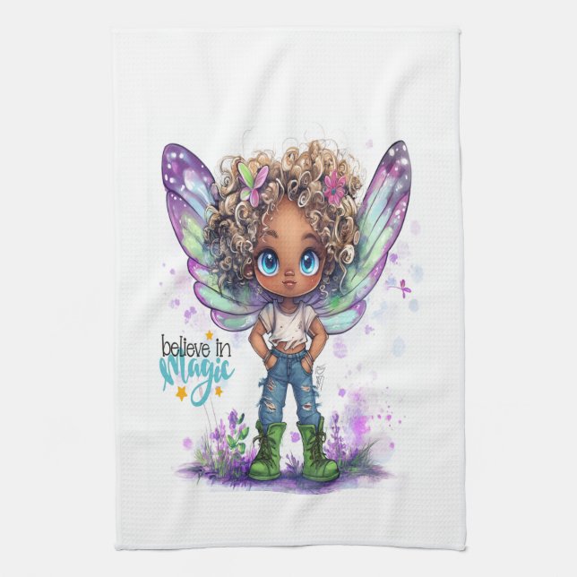 Creer En Las Toallas De Cocina De Hadas De Magic L (Vertical)