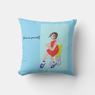 Creer en ti mismo almohada